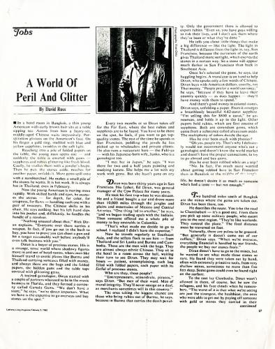 A World Of Peril And Glitter